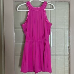 Francesca’s. Hot pink romper.